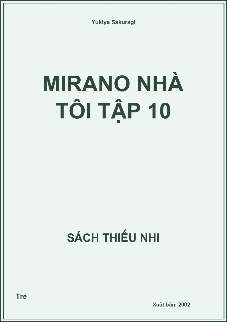 Mirano Nhà Tôi Tập 10