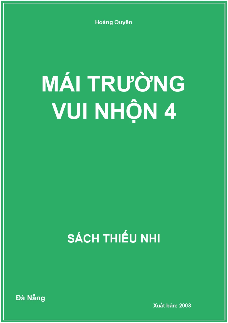 Mái Trường Vui Nhộn 4