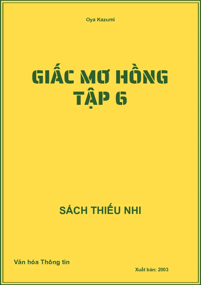 Giấc Mơ Hồng Tập 6