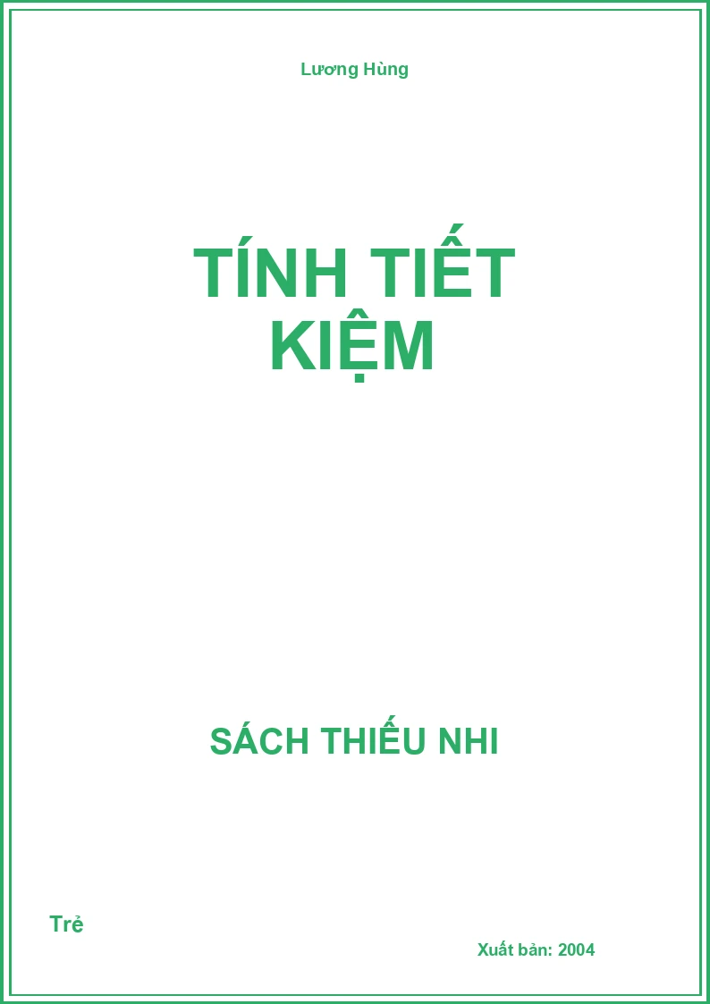 Tính tiết kiệm
