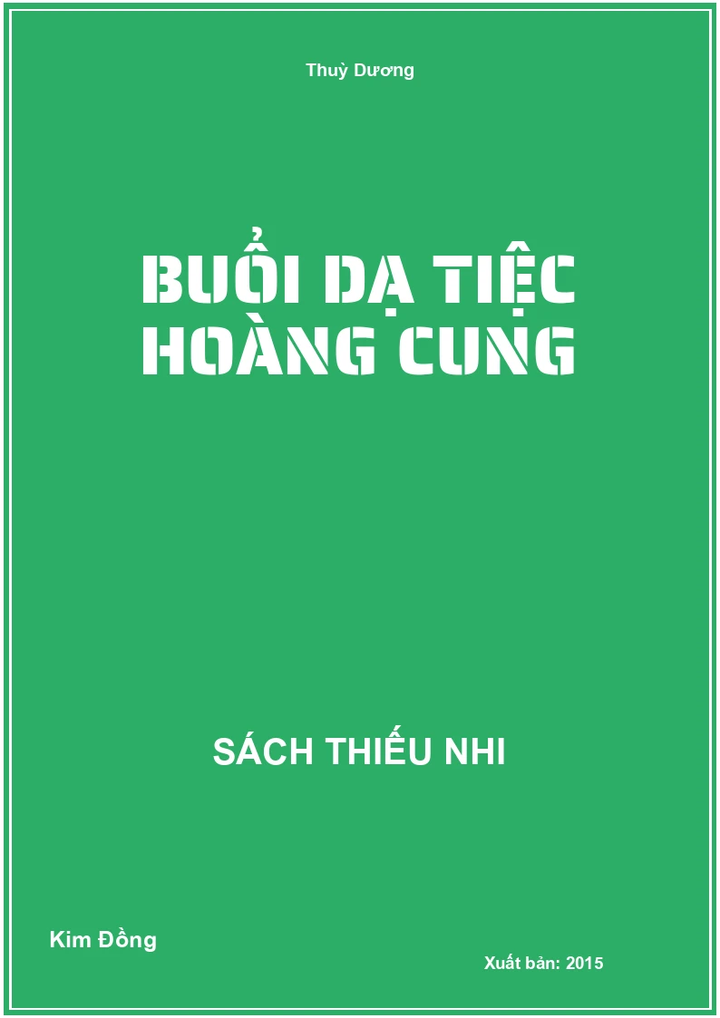 Buổi dạ tiệc hoàng cung