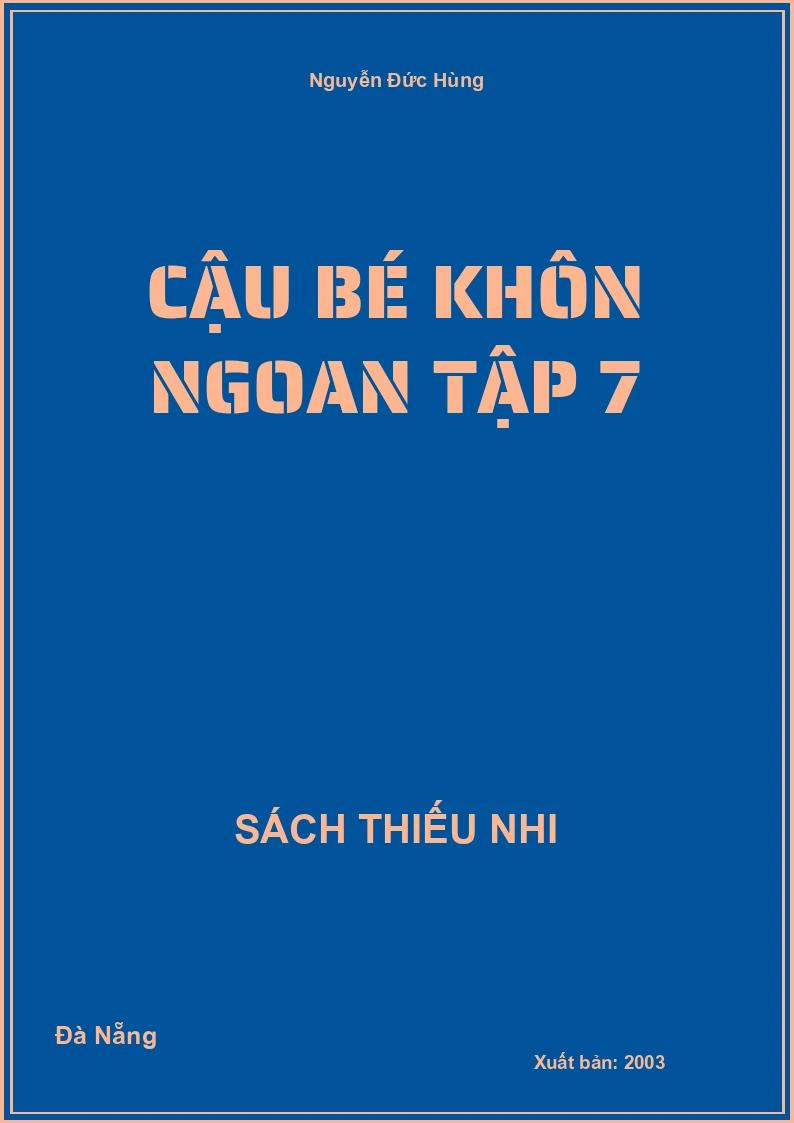 Cậu Bé Khôn Ngoan Tập 7