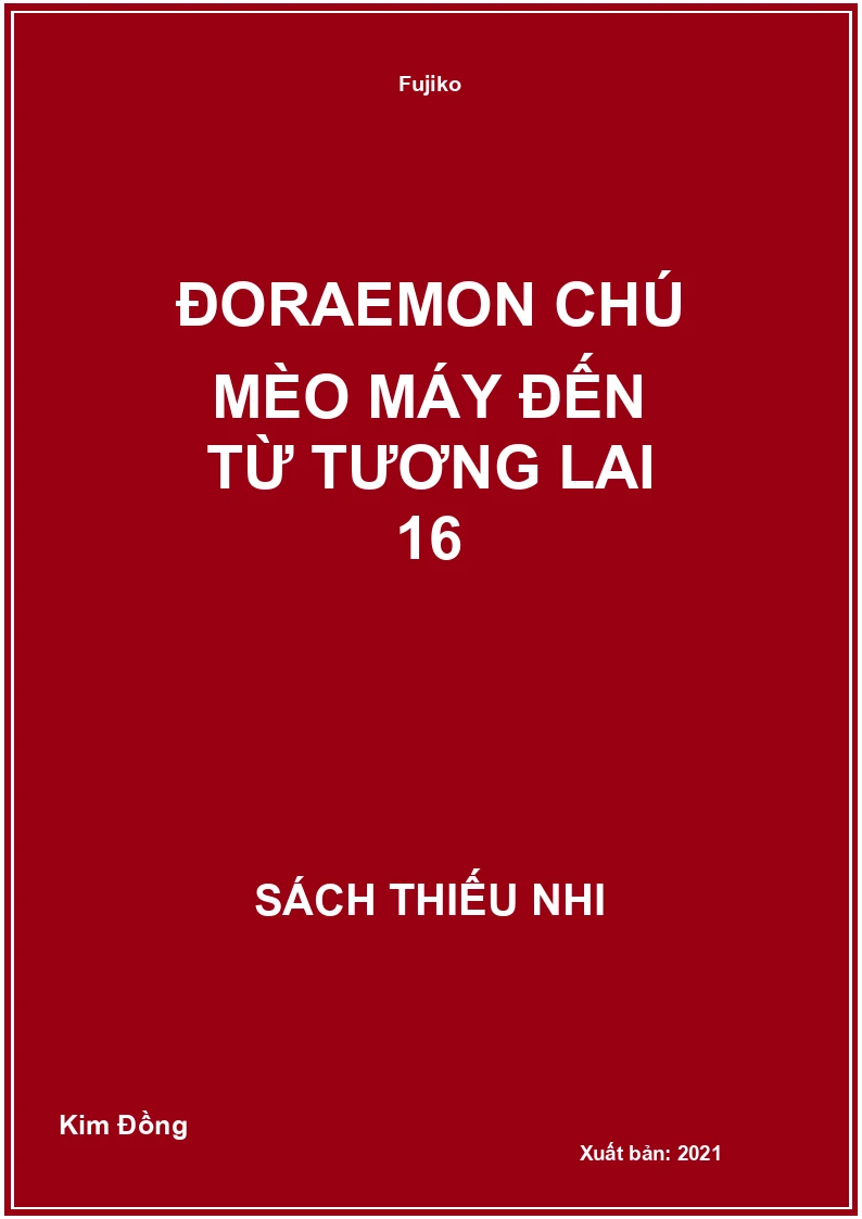 Doraemon Chú Mèo Máy Đến Từ Tương Lai 16