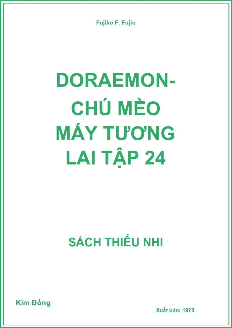 Doraemon- Chú Mèo Máy Tương Lai Tập 24