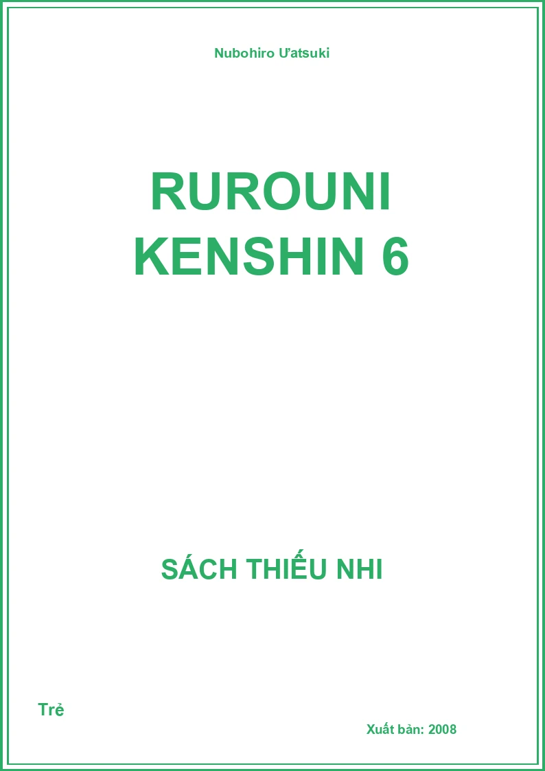 Rurouni Kenshin 6