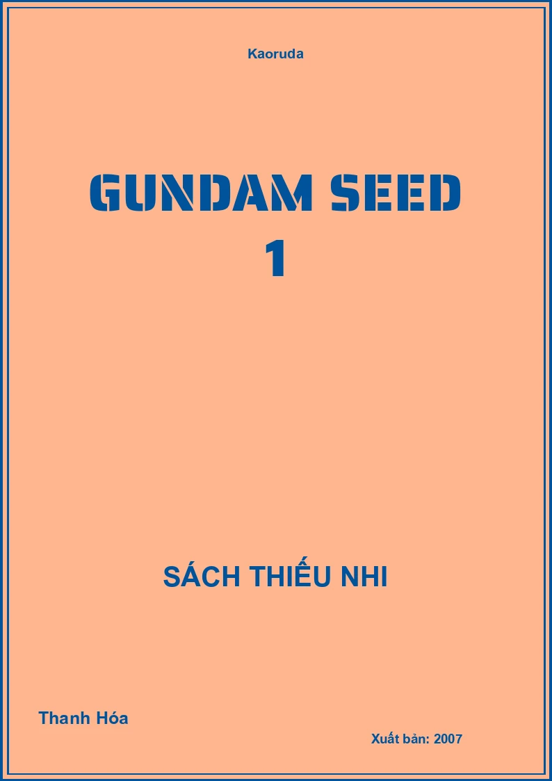 Gundam Seed 1