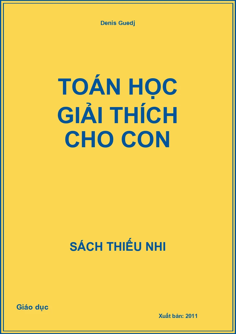 Toán Học Giải Thích Cho Con