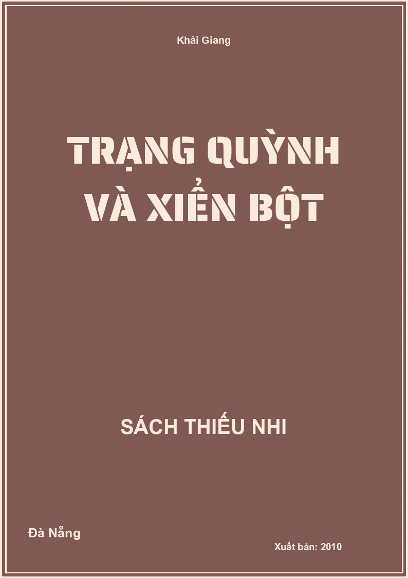 Trạng Quỳnh Và Xiển Bột
