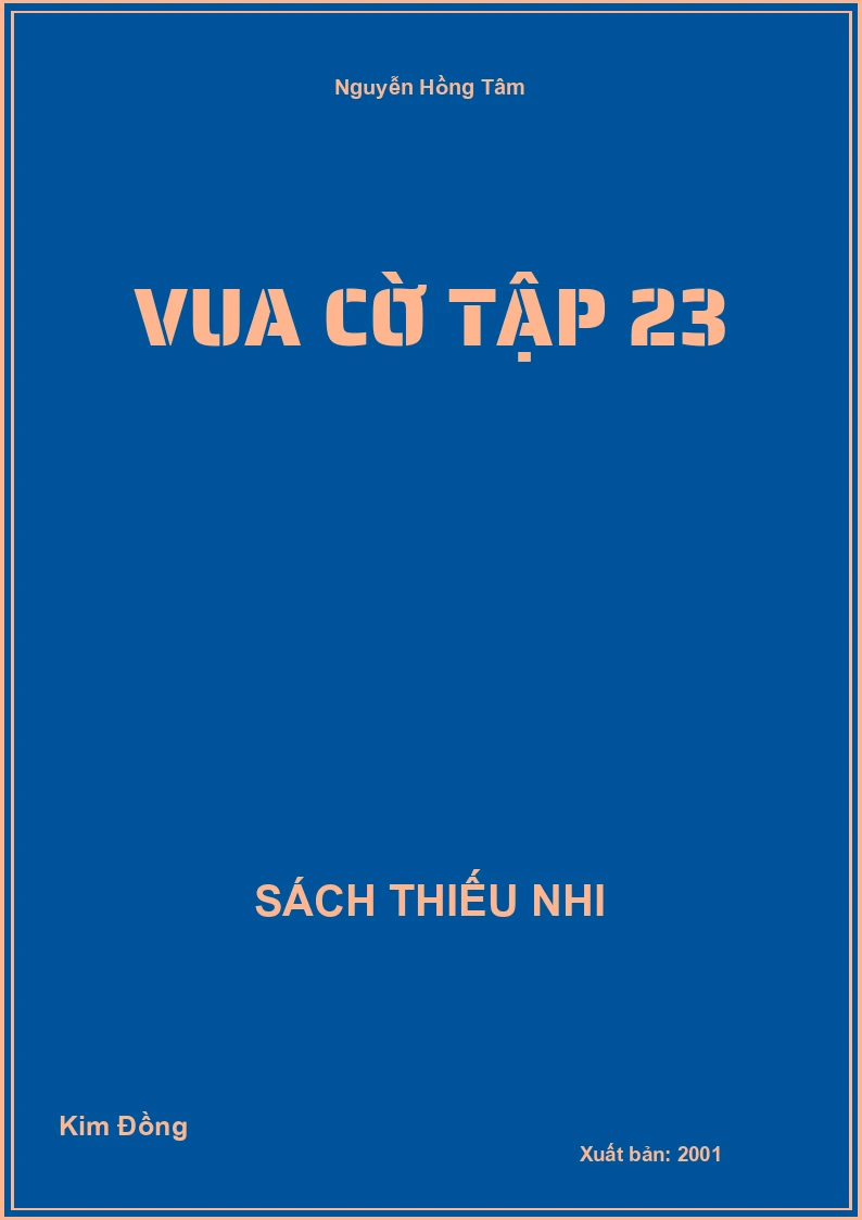 Vua Cờ Tập 23