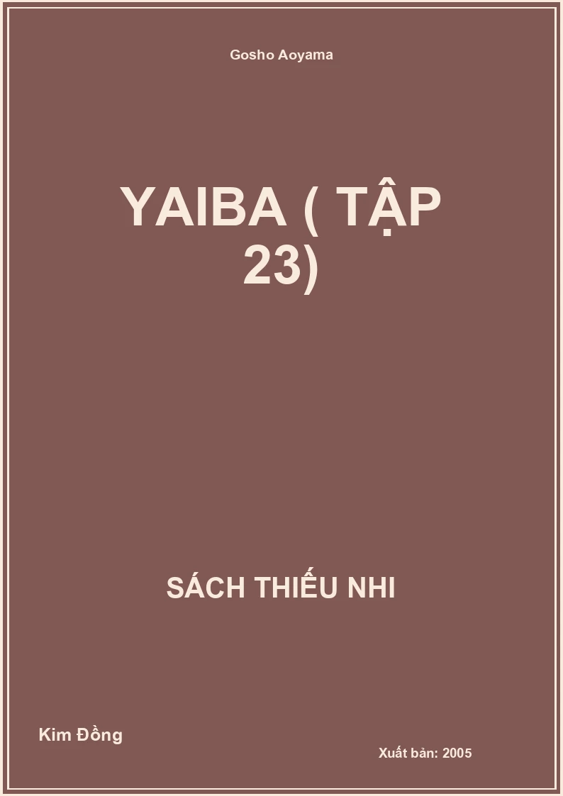 Yaiba ( Tập 23)