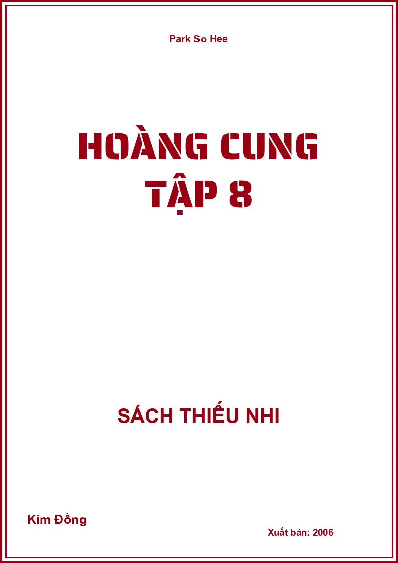 Hoàng Cung Tập 8
