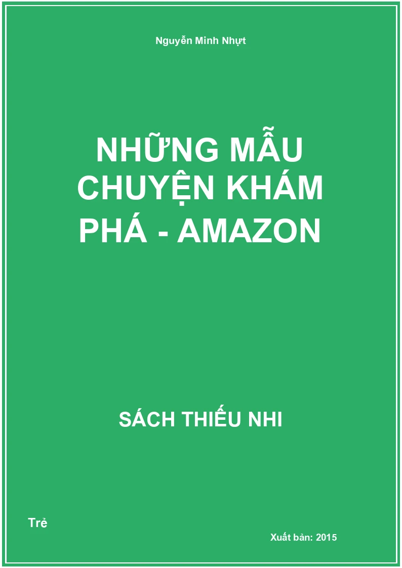 Những mẫu chuyện khám phá - amazon