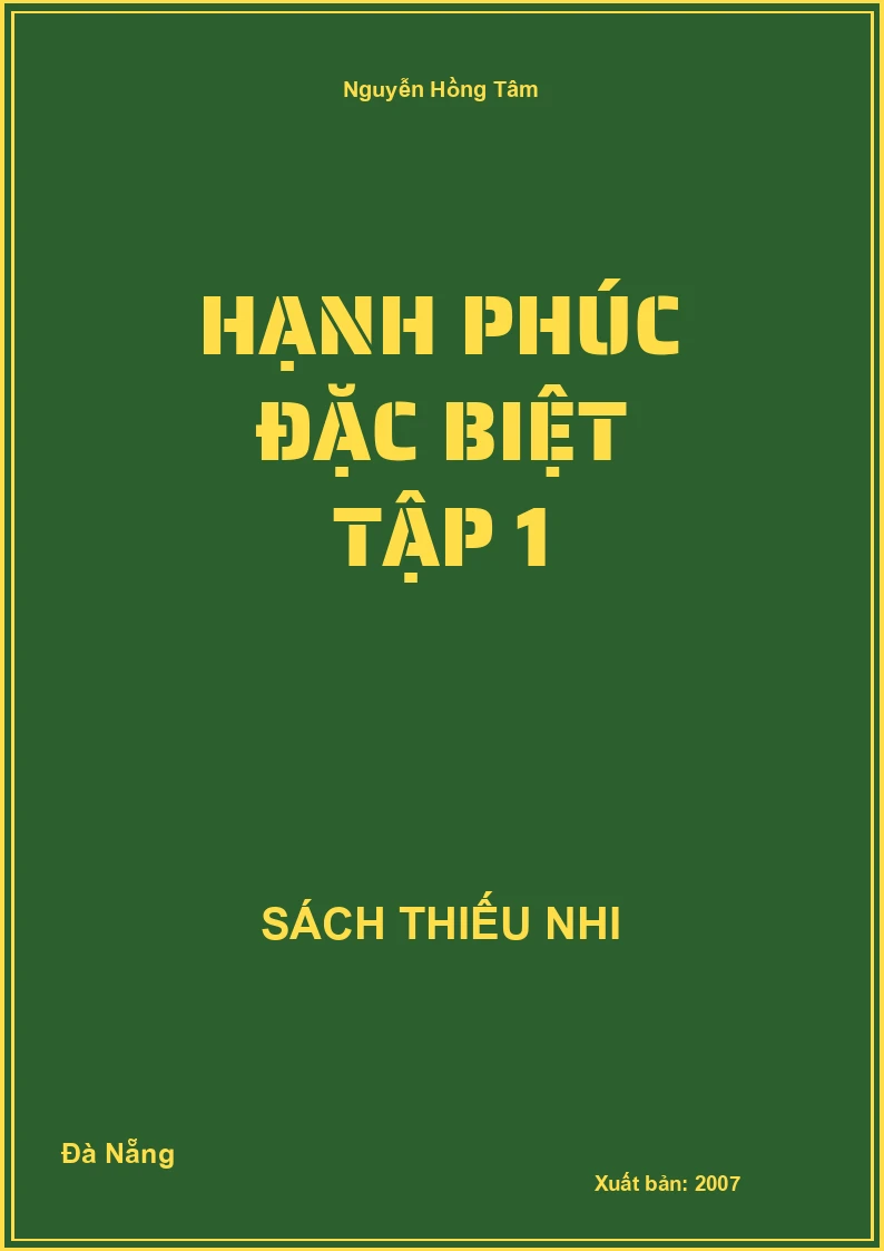 Hạnh Phúc Đặc Biệt Tập 1