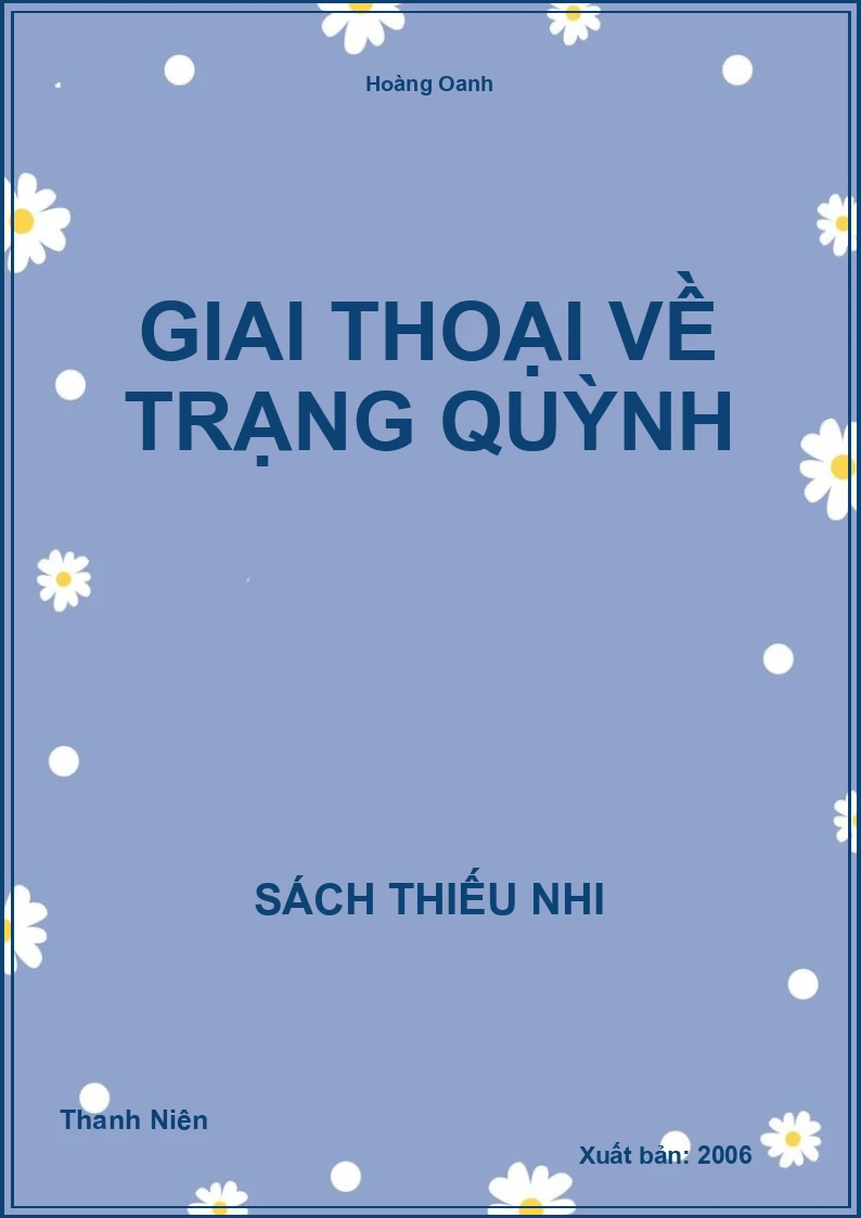 Giai Thoại Về Trạng Quỳnh
