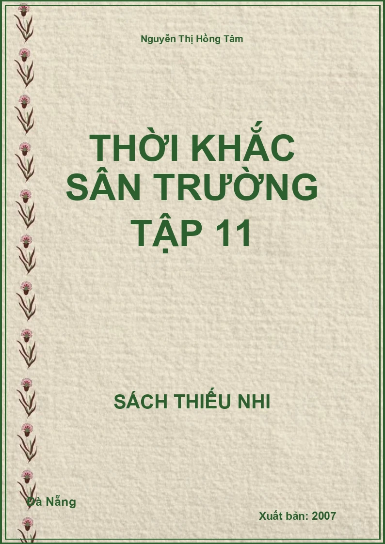 Thời Khắc Sân Trường Tập 11