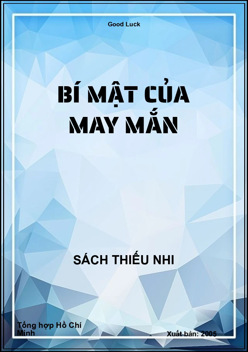 Bí mật của may mắn