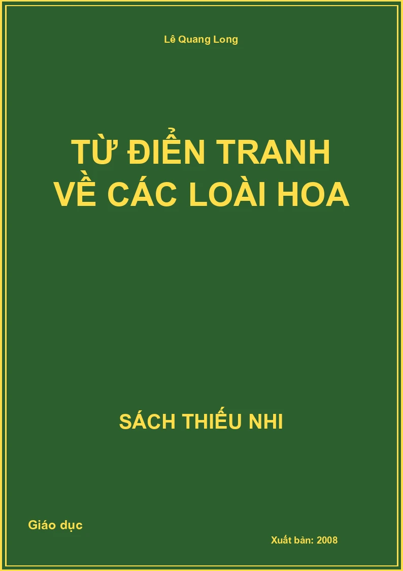 Từ Điển Tranh Về Các Loài Hoa