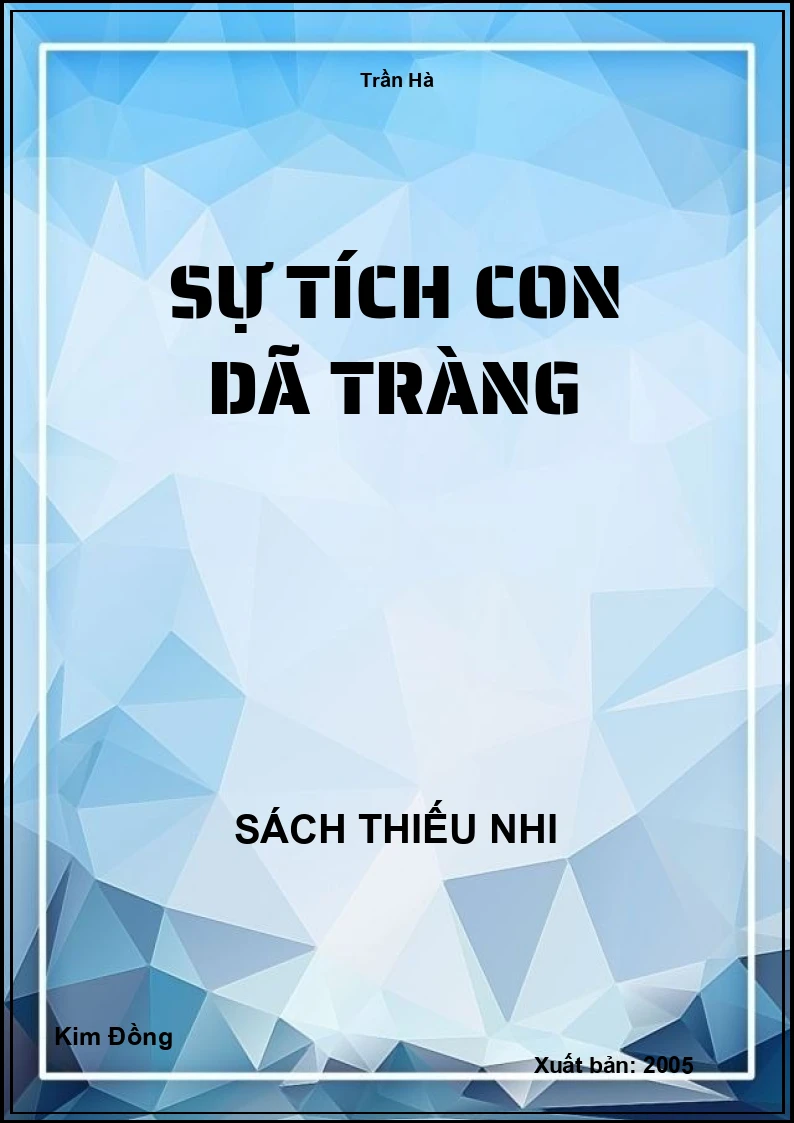 Sự Tích Con Dã Tràng