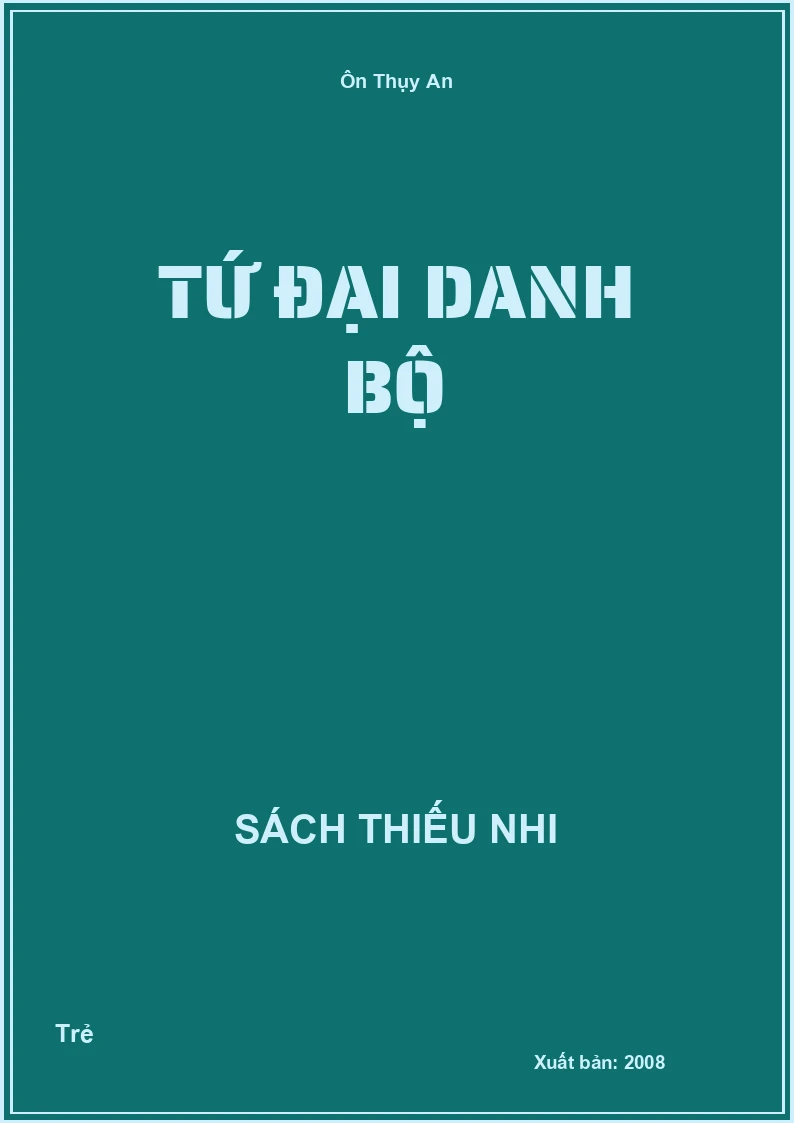 Tứ đại danh bộ