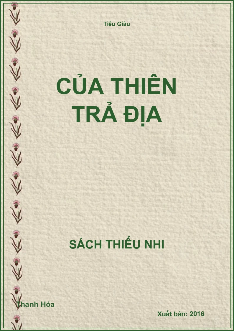Của Thiên Trả Địa