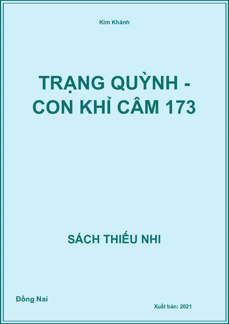Trạng Quỳnh - con khỉ câm 173