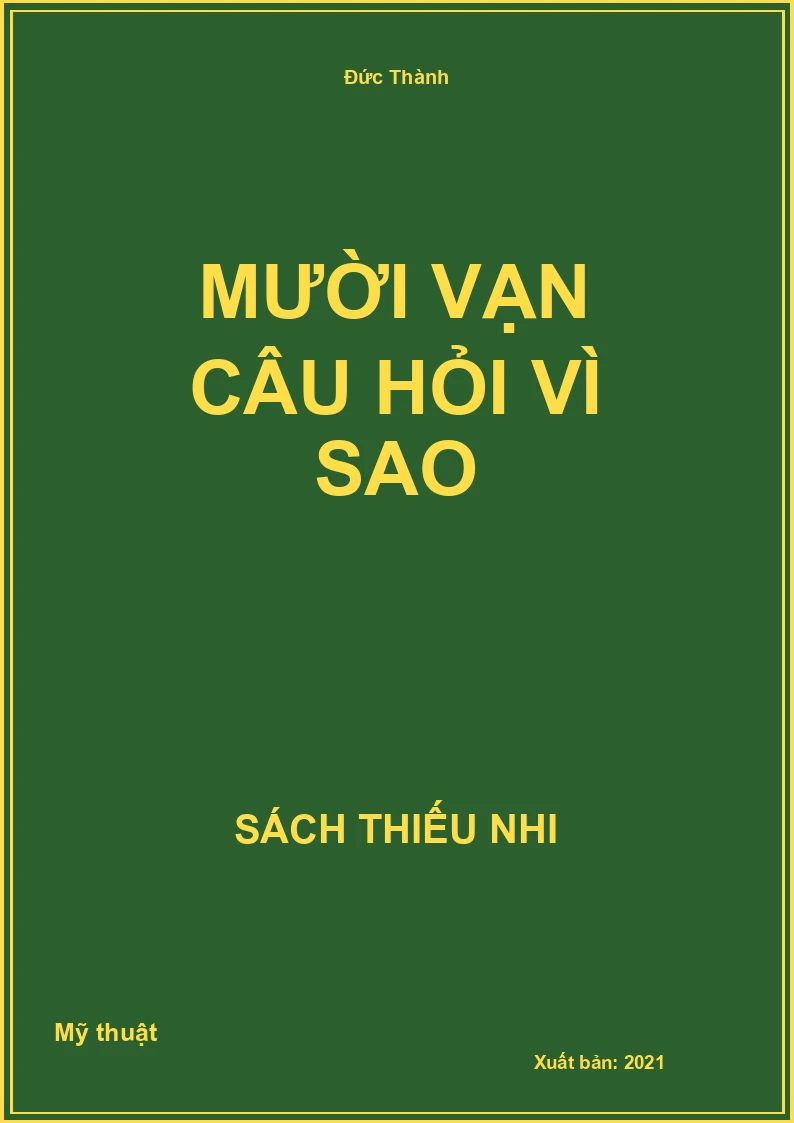 Mười vạn câu hỏi vì sao
