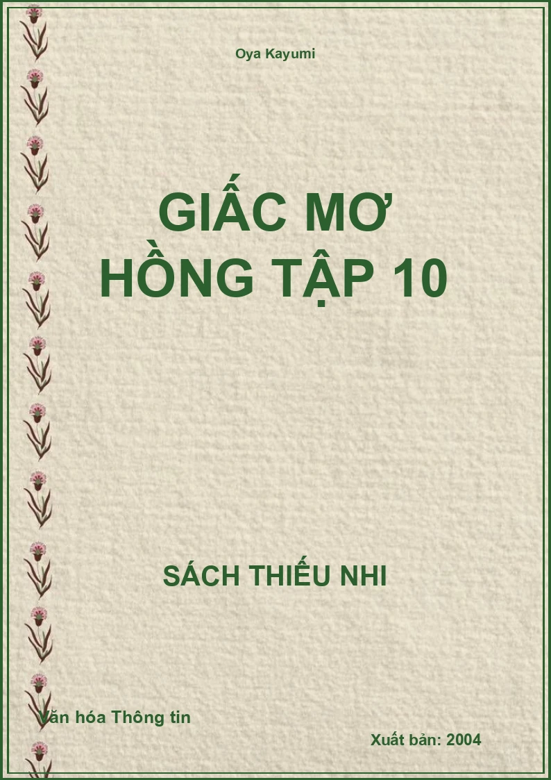Giấc Mơ Hồng Tập 10