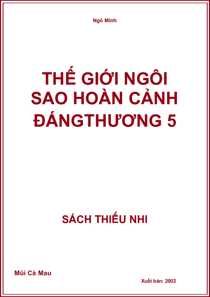 Thế Giới Ngôi Sao Hoàn Cảnh Đángthương 5
