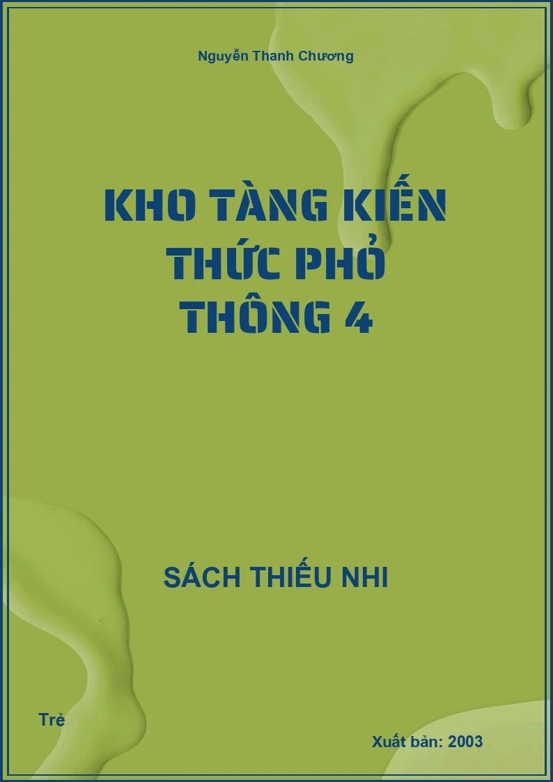 Kho Tàng Kiến Thức Phỏ Thông 4