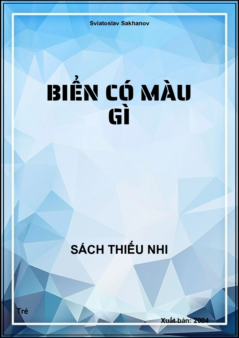Biển Có Màu Gì