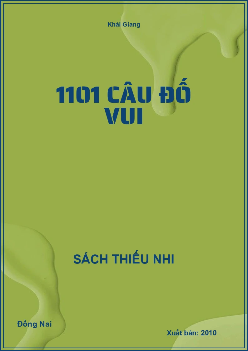 1101 Câu Đố Vui