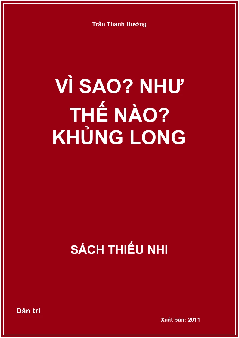 Vì Sao? Như Thế Nào? Khủng Long