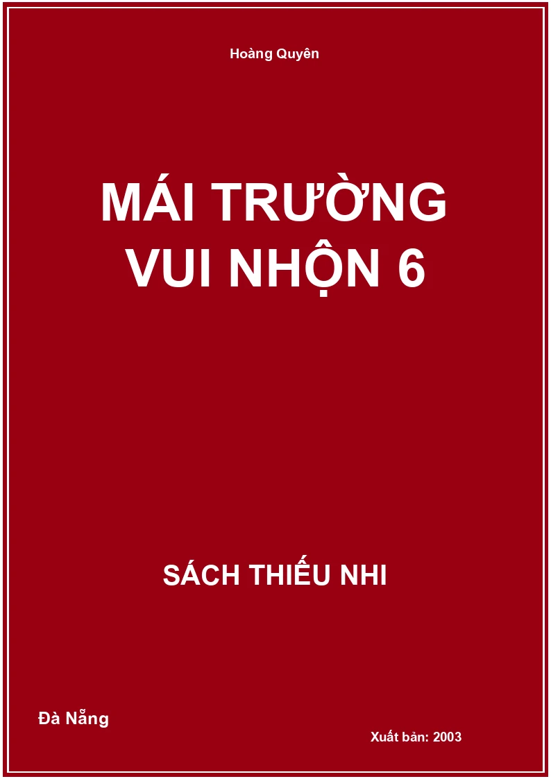 Mái Trường Vui Nhộn 6