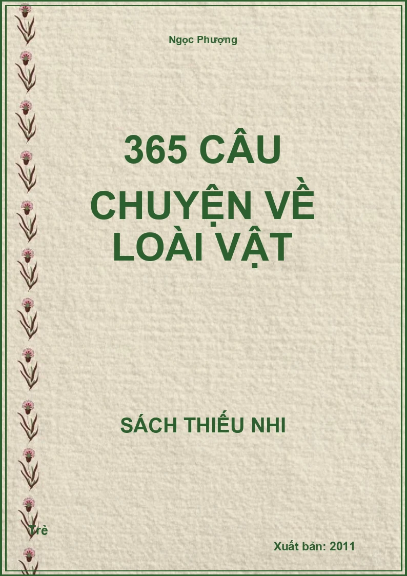 365 câu chuyện về loài vật