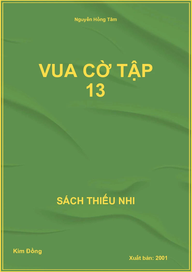 Vua Cờ Tập 13