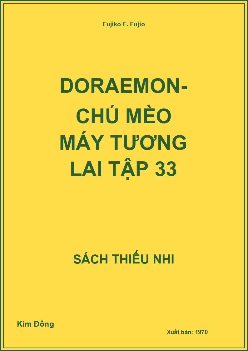 Doraemon- Chú Mèo Máy Tương Lai Tập 33