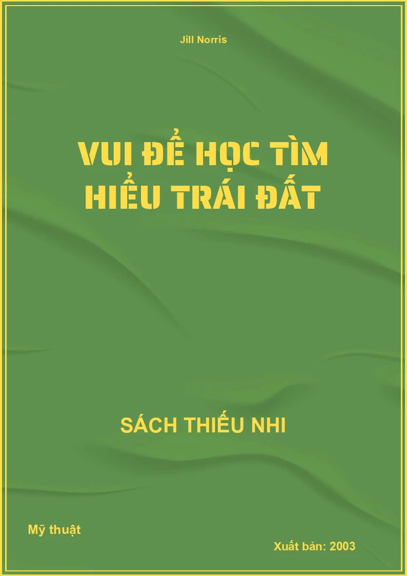Vui để học tìm hiểu trái đất