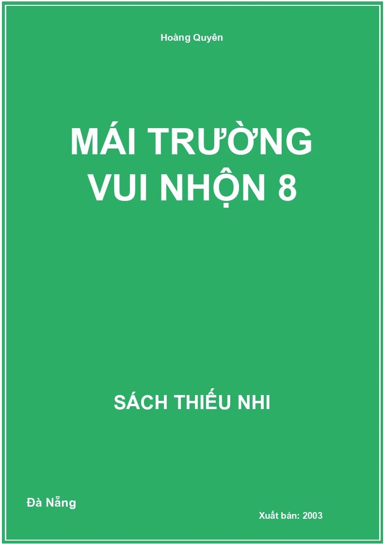 Mái Trường Vui Nhộn 8