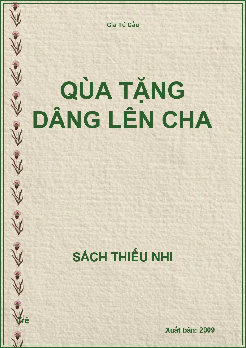 Qùa Tặng Dâng Lên Cha