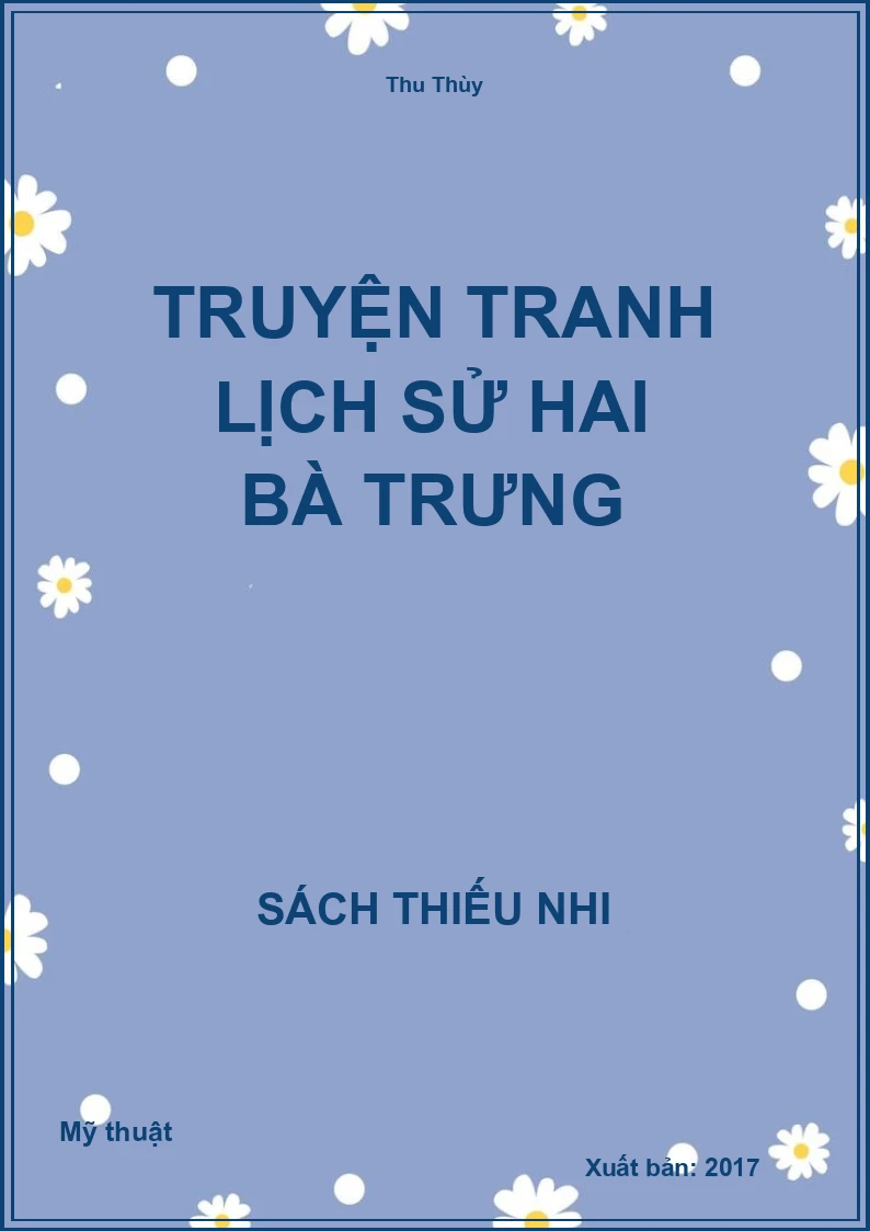 Truyện Tranh Lịch Sử Hai Bà Trưng