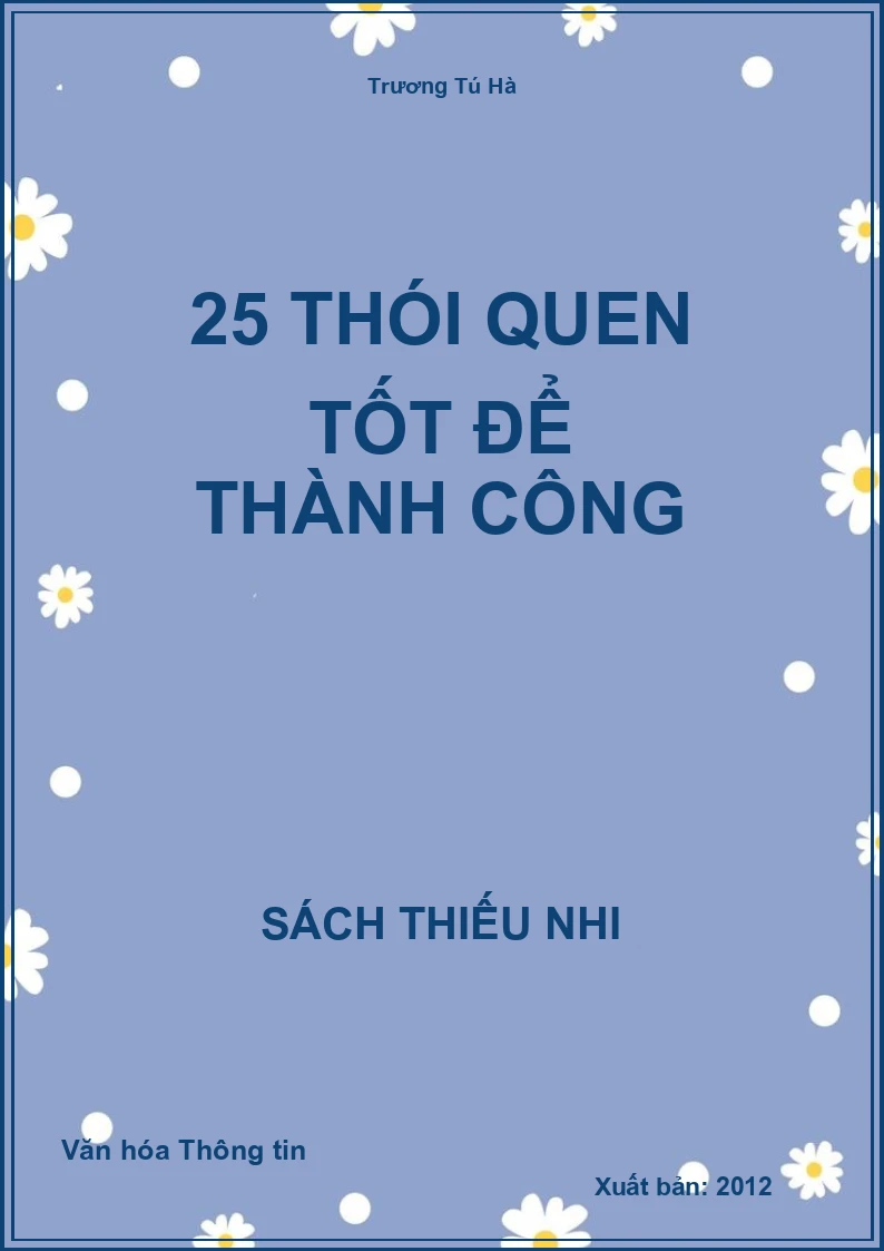 25 thói quen tốt để thành công