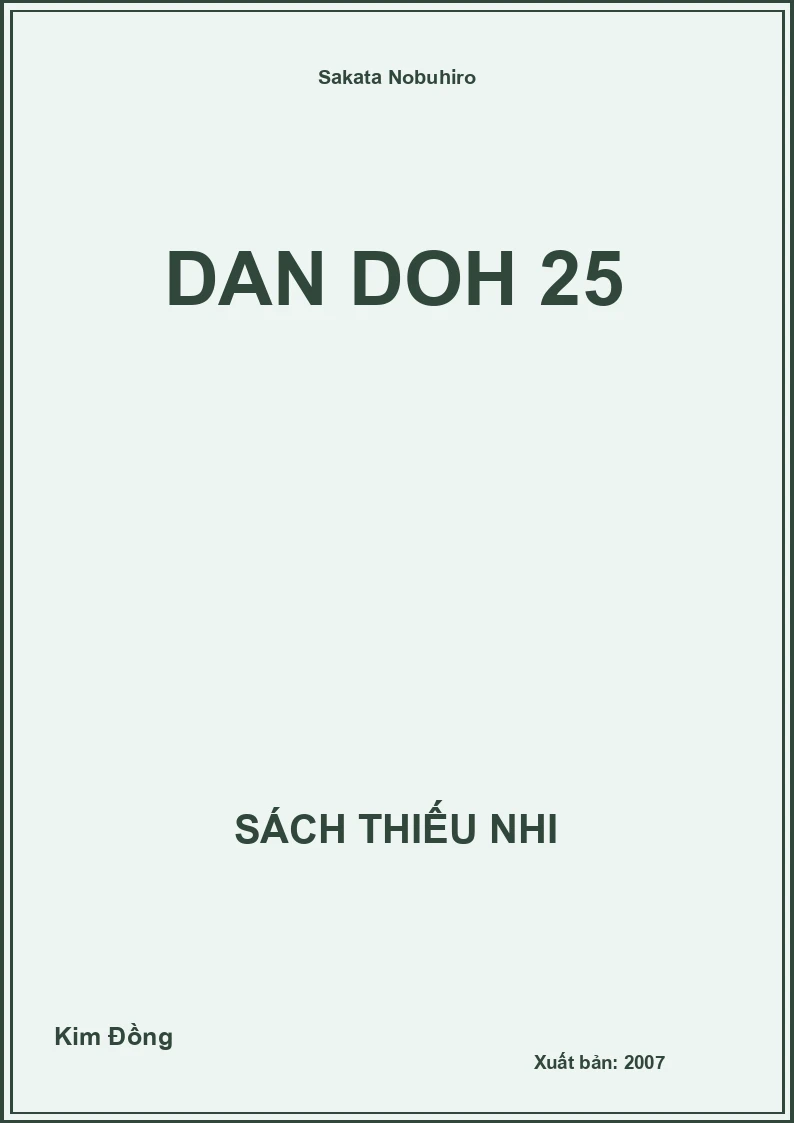 Dan Doh 25
