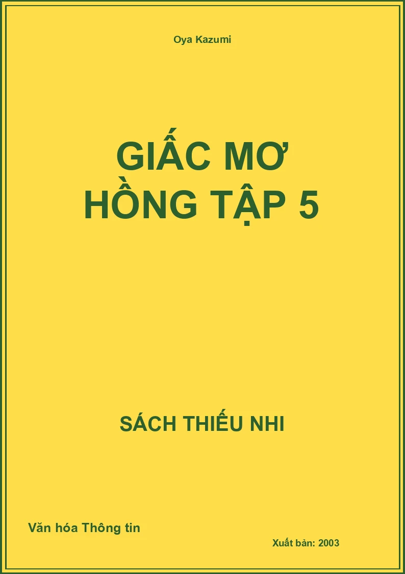 Giấc Mơ Hồng Tập 5