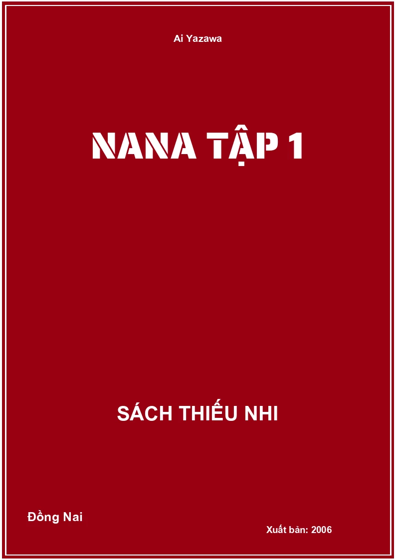 Nana Tập 1