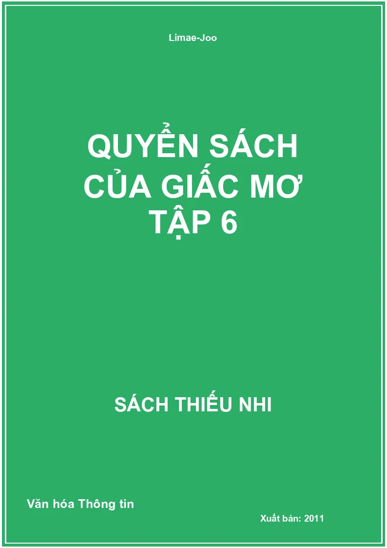 Quyển Sách Của Giấc Mơ Tập 6
