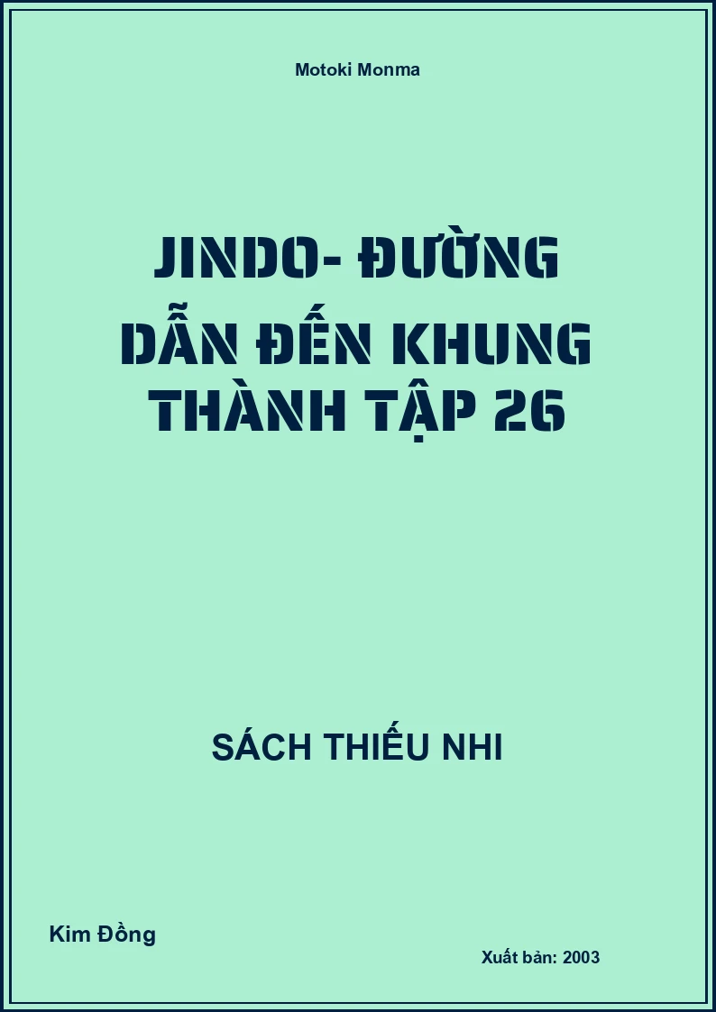 Jindo- đường dẫn đến khung thành tập 26