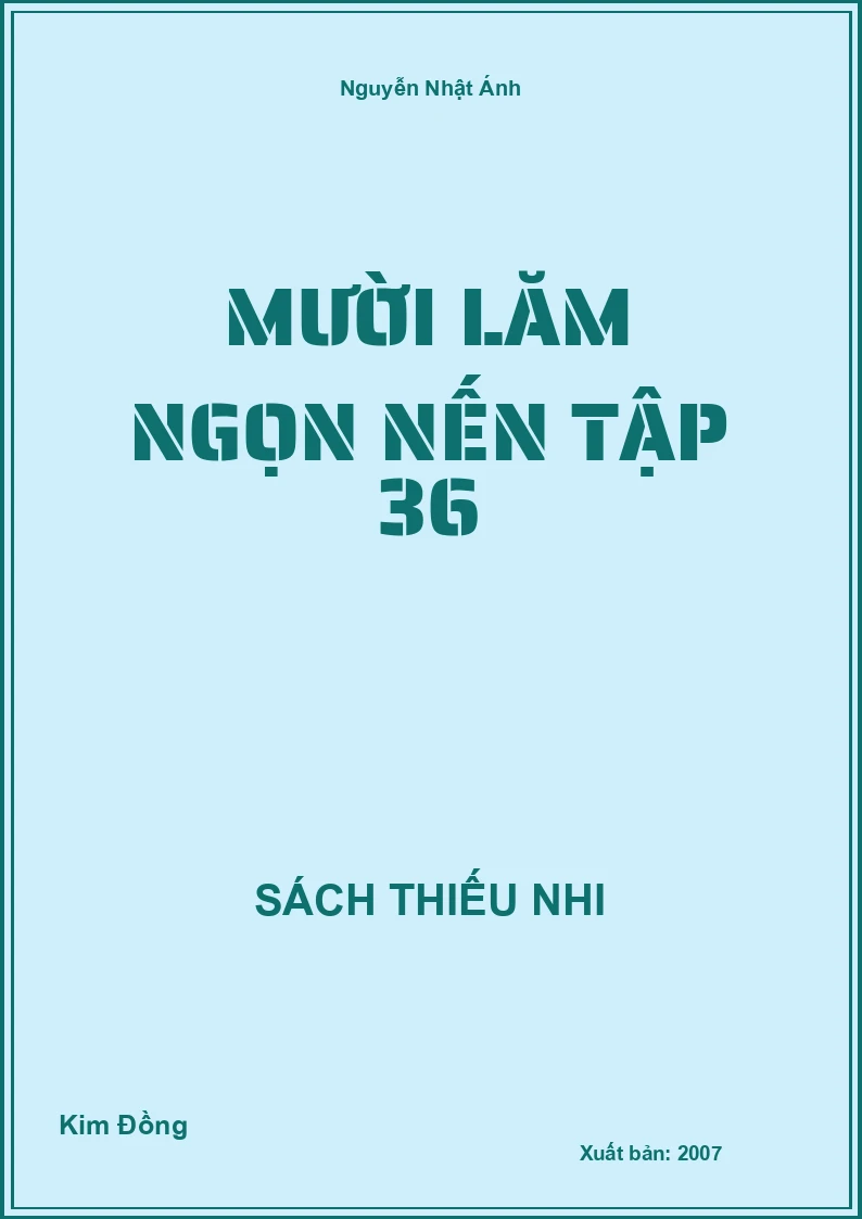 Mười Lăm Ngọn Nến Tập 36