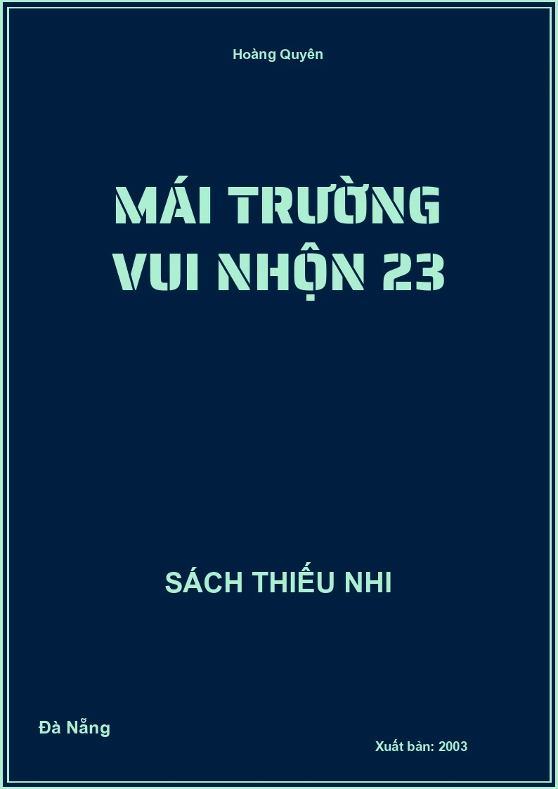 Mái Trường Vui Nhộn 23