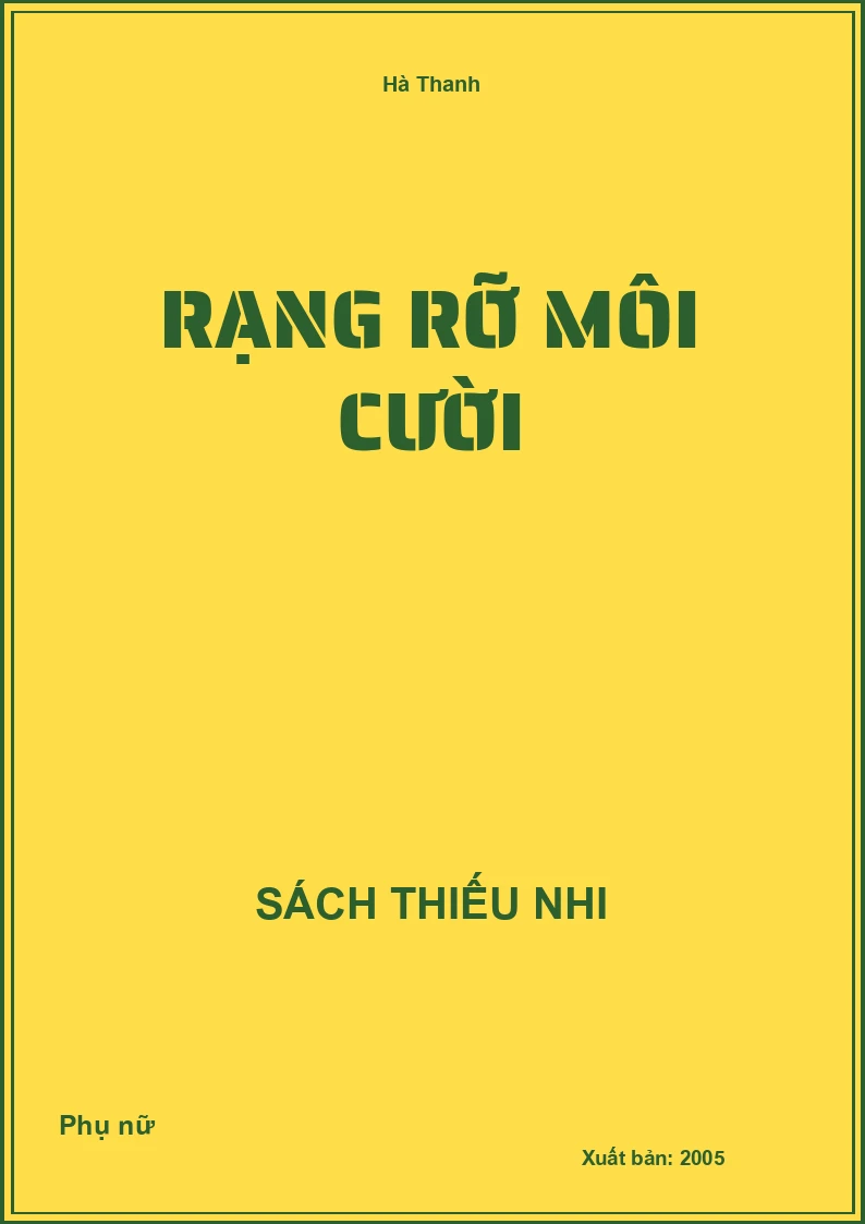 Rạng Rỡ Môi Cười