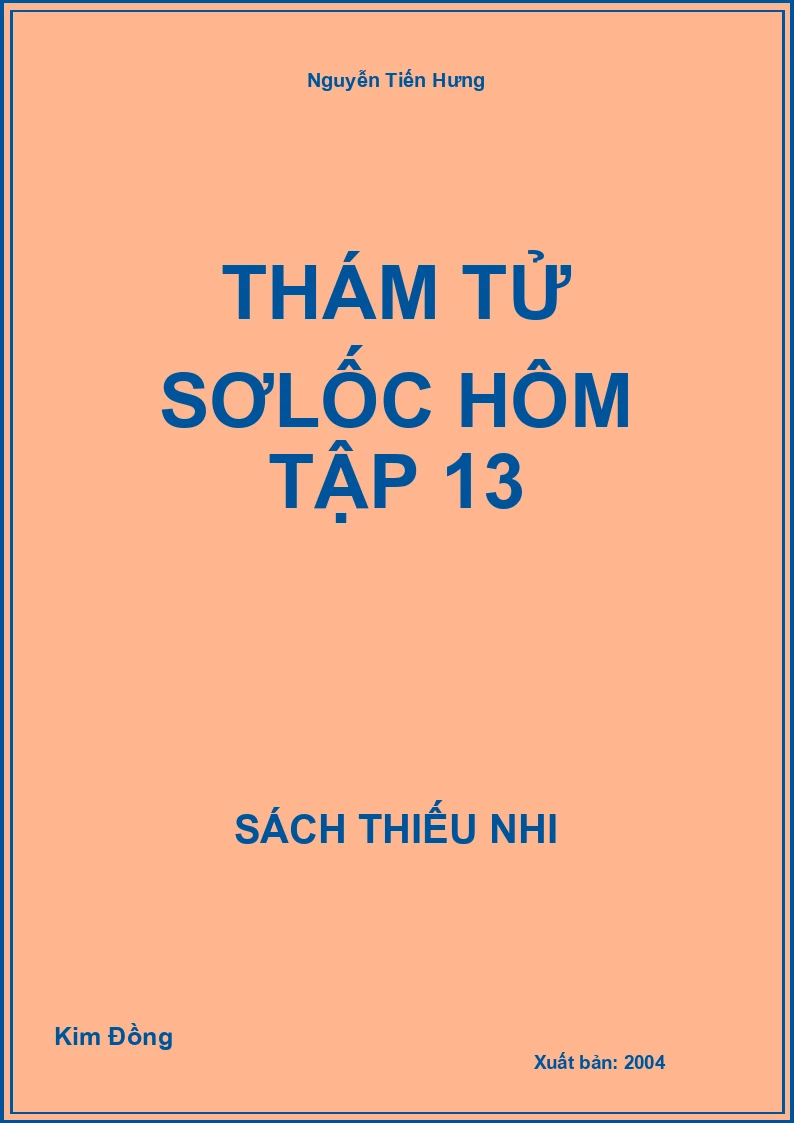 Thám Tử Sơlốc Hôm Tập 13